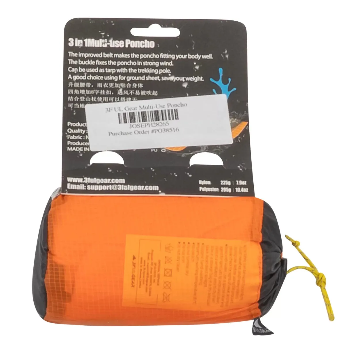 3F UL Gear Multi-Use Poncho