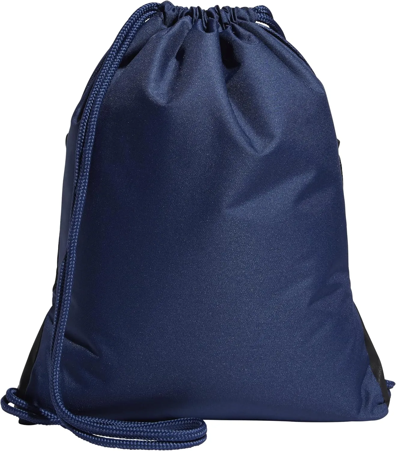 adidas Alliance Sackpack (12L) Lightweight Athletic Small Drawstring Team Sports Workout Bag Discontinued, Tech Indigo Blue/Metallic Silver, One Size