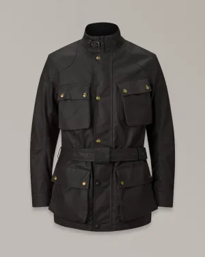 Belstaff Trialmaster Men's Waxed Cotton Jacket Ultracore 8oz - Mahogany