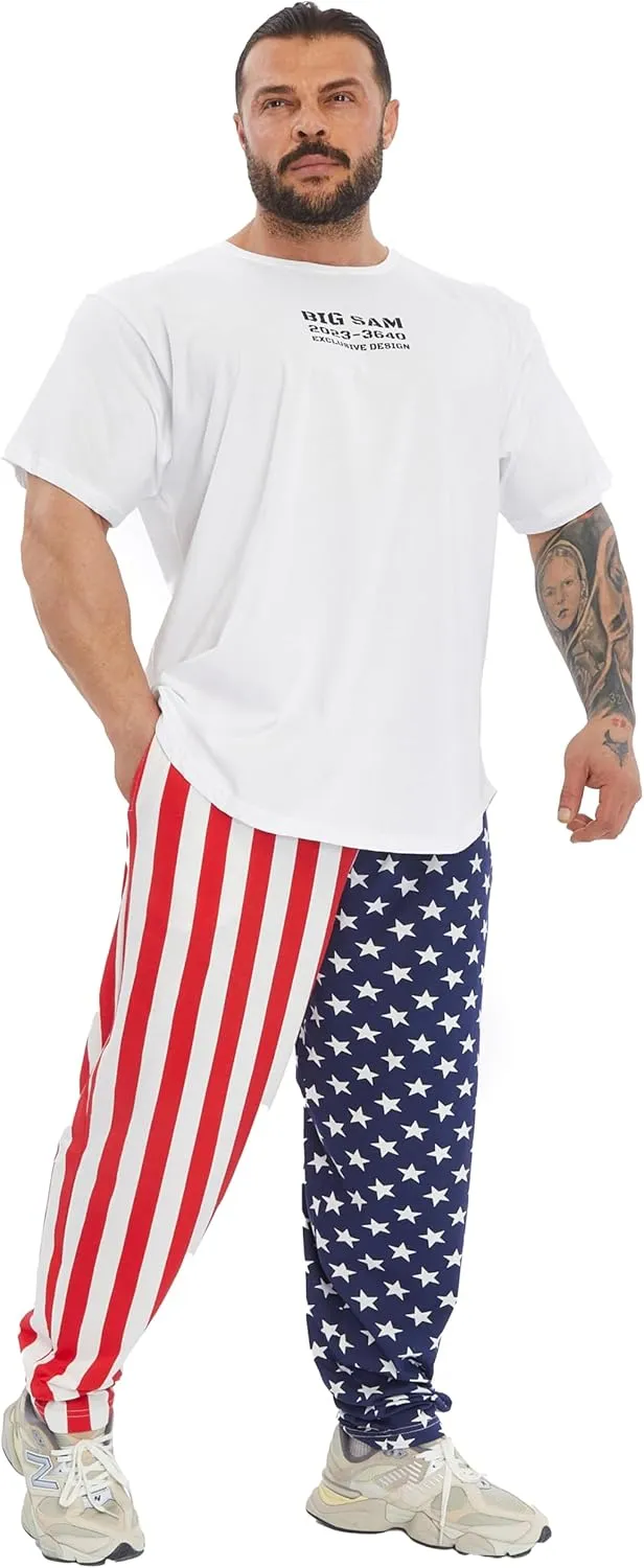 BIG SAM SPORTSWEAR COMPANY Men's Sweatpants with Pockets | Comfort Design Muscle Cotton Workout Pants