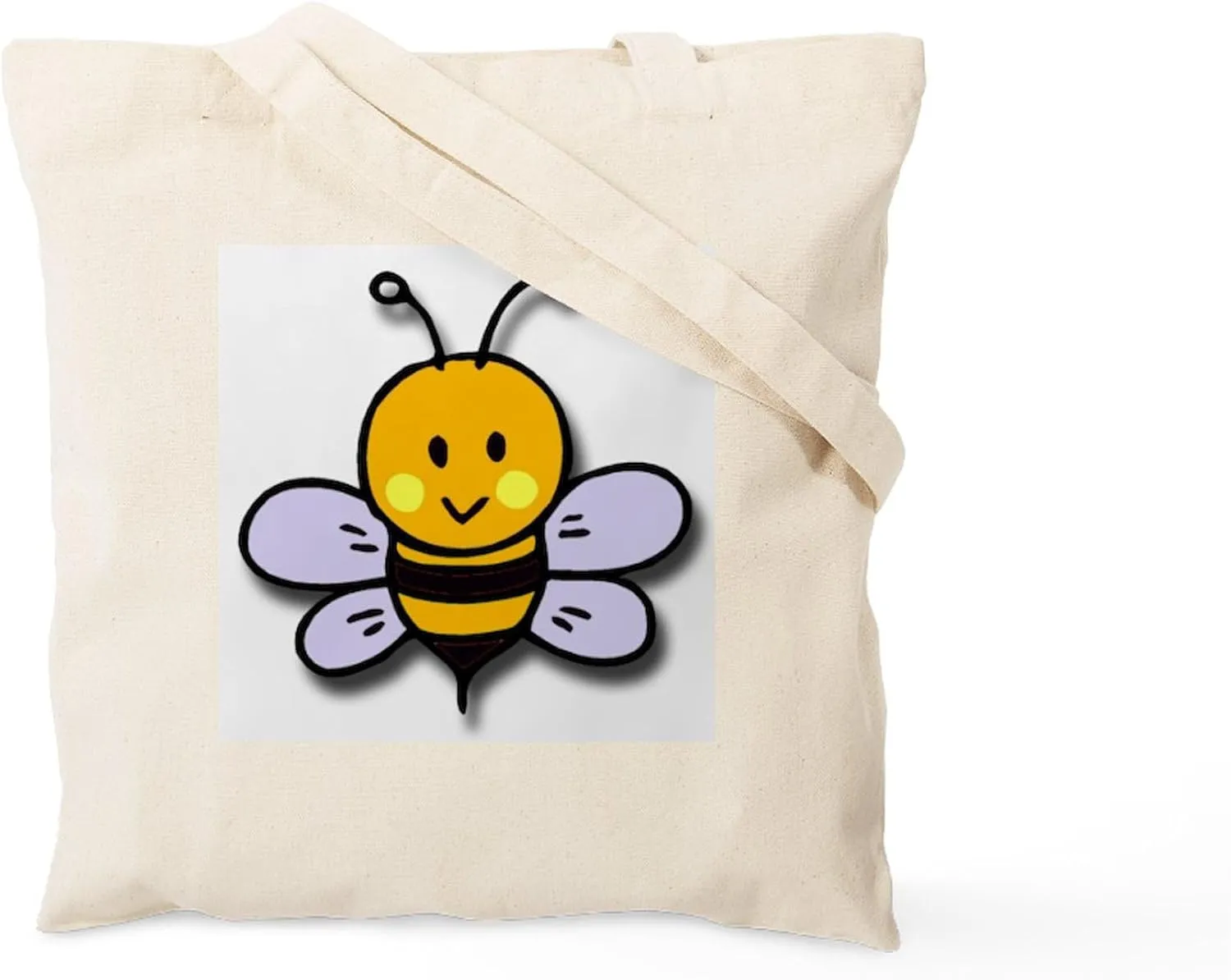 CafePress I Bee'long To Jesus (1) Tote Bag Natural Canvas Tote Bag, Reusable Shopping Bag