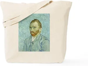 CafePress Irises By Vincent Van Gogh Tote Bag Natural Canvas Tote Bag, Reusable Shopping Bag