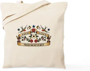 CafePress Live Love Midwifery Tote Bag Natural Canvas Tote Bag, Reusable Shopping Bag