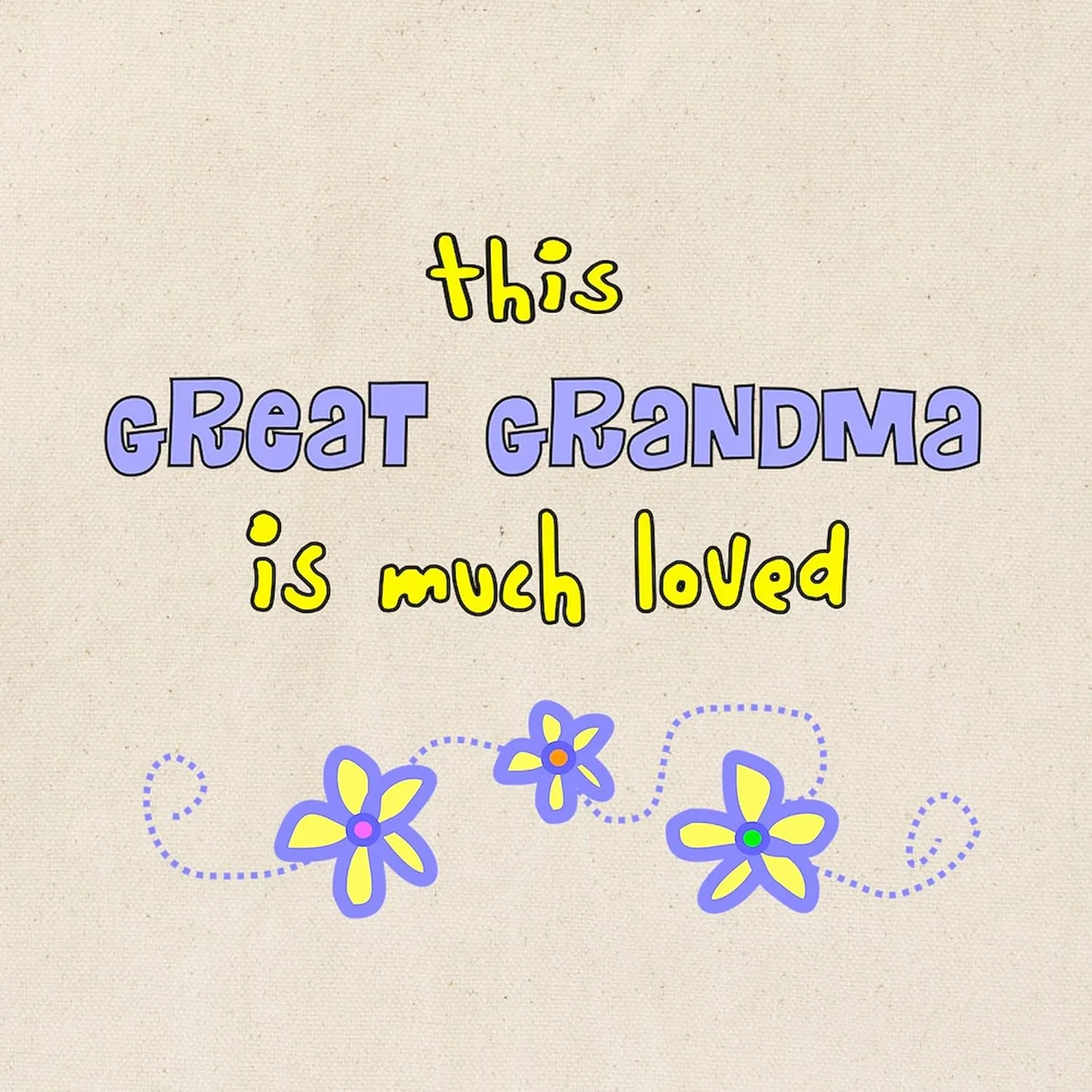 CafePress More Grandparents Tote Bag Natural Canvas Tote Bag, Reusable Shopping Bag