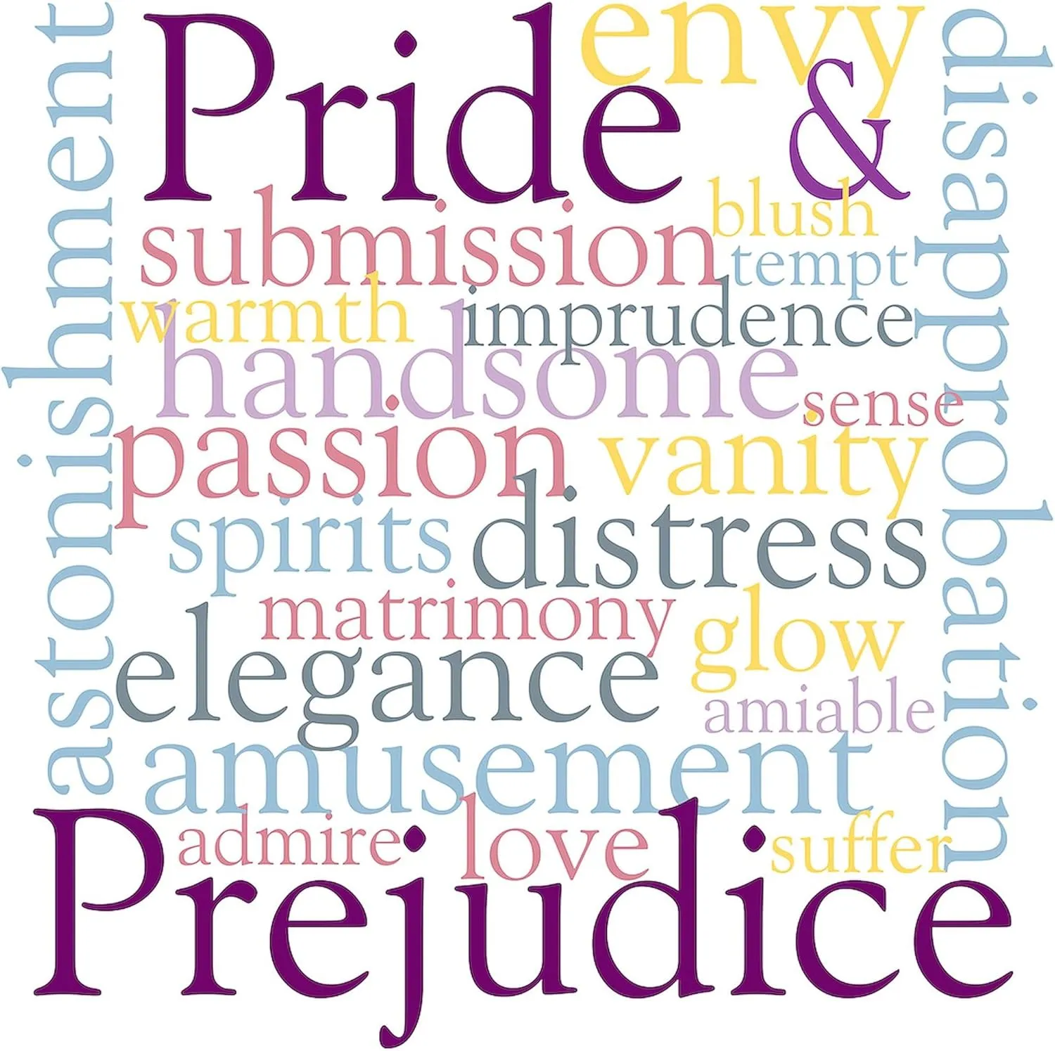 CafePress Pride, Prejudice Tote Bag Reusable Natural Beige Canvas Shopping Bag