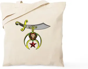 CafePress Shriner Tote Bag Natural Canvas Tote Bag, Reusable Shopping Bag