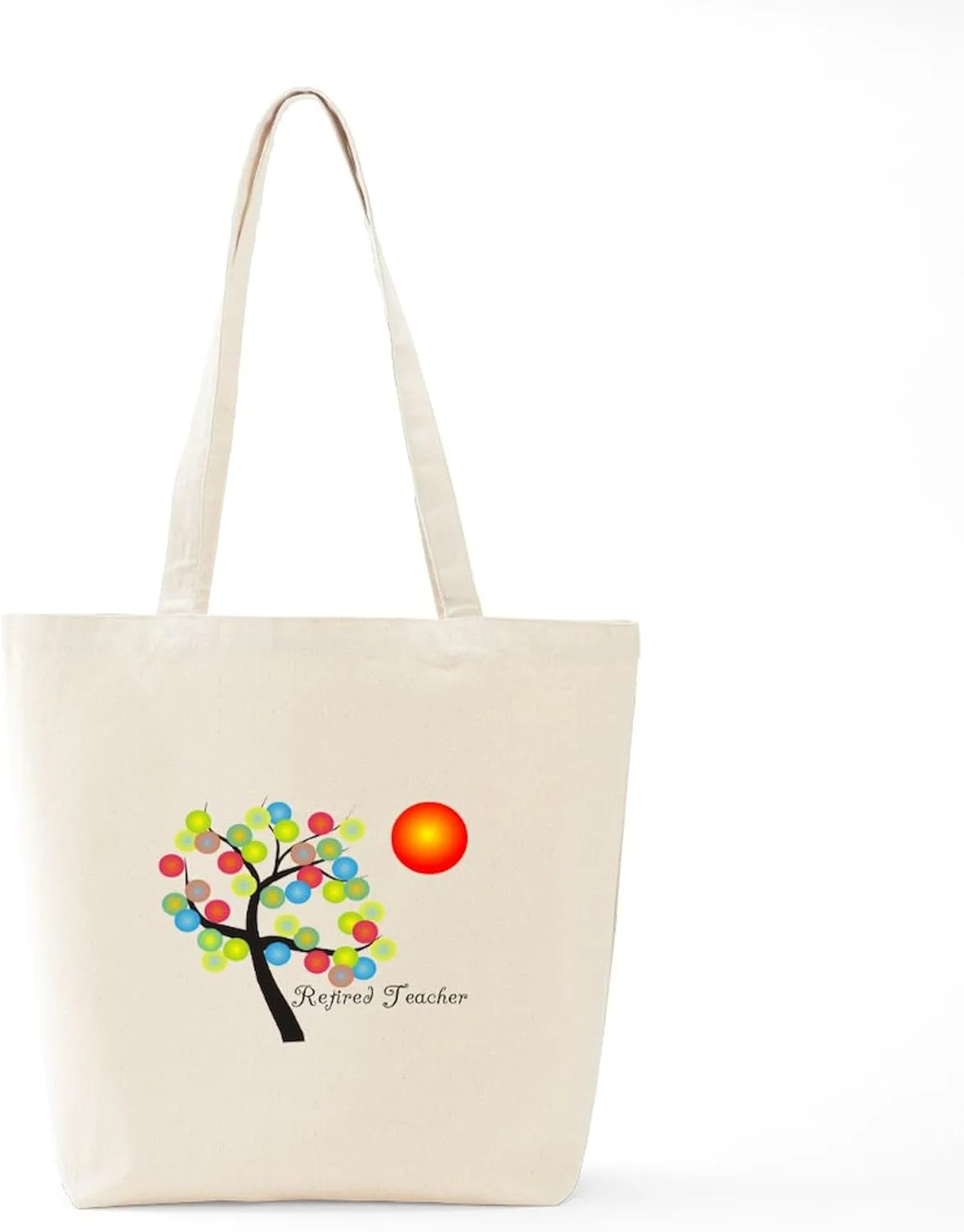 CafePress Teachers Tote Bag Natural Canvas Tote Bag, Reusable Shopping Bag