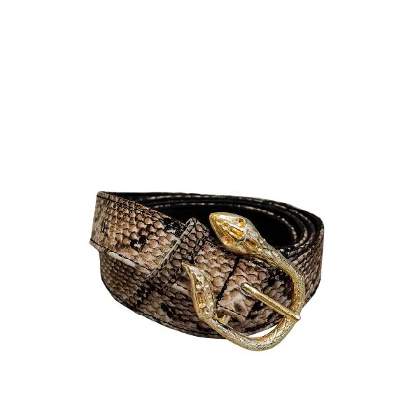 Cairo Snake Print Belt