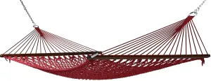 Caribbean Rope Hammock Red