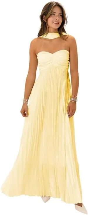 Chiffon Bridesmaid Dresses with Scarf for Women 2025 Prom Dress Long Ruched Strapless Weddding Guest Dress LS85