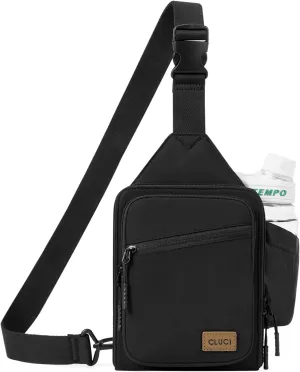 CLUCI Sling Bag for Women and Men, Lightweight Crossbody Backpack, Casual Fanny Pack Chest Bag for Travel