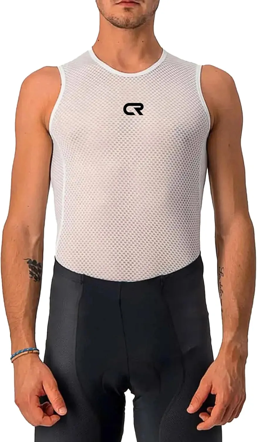 Coconut Ropamo CR 2 Pack Men's Cycling Base Layer Vests Quick Dry Bike Tank Top Breathable Bike Riding Undershirt