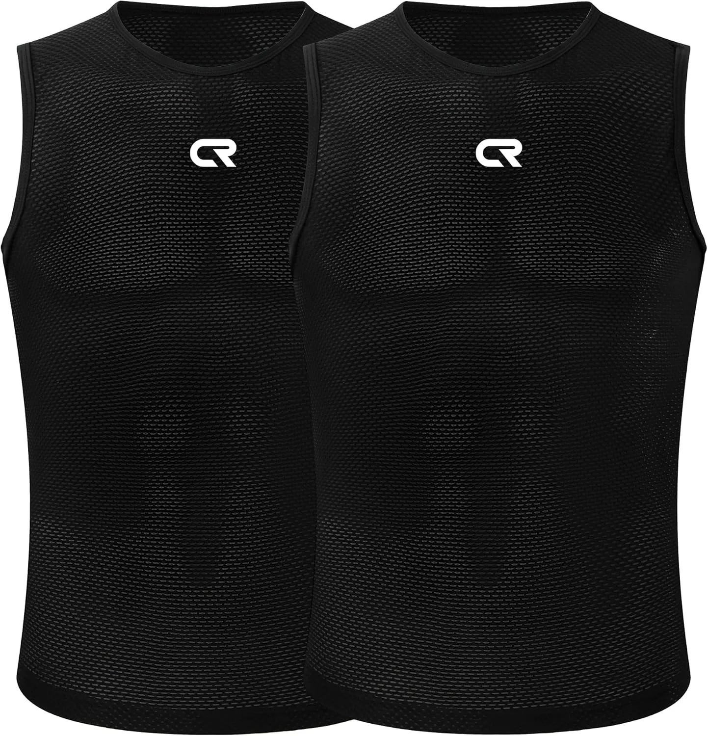 Coconut Ropamo CR 2 Pack Men's Cycling Base Layer Vests Quick Dry Bike Tank Top Breathable Bike Riding Undershirt