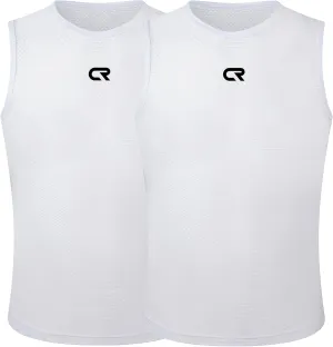 Coconut Ropamo CR 2 Pack Men's Cycling Base Layer Vests Quick Dry Bike Tank Top Breathable Bike Riding Undershirt