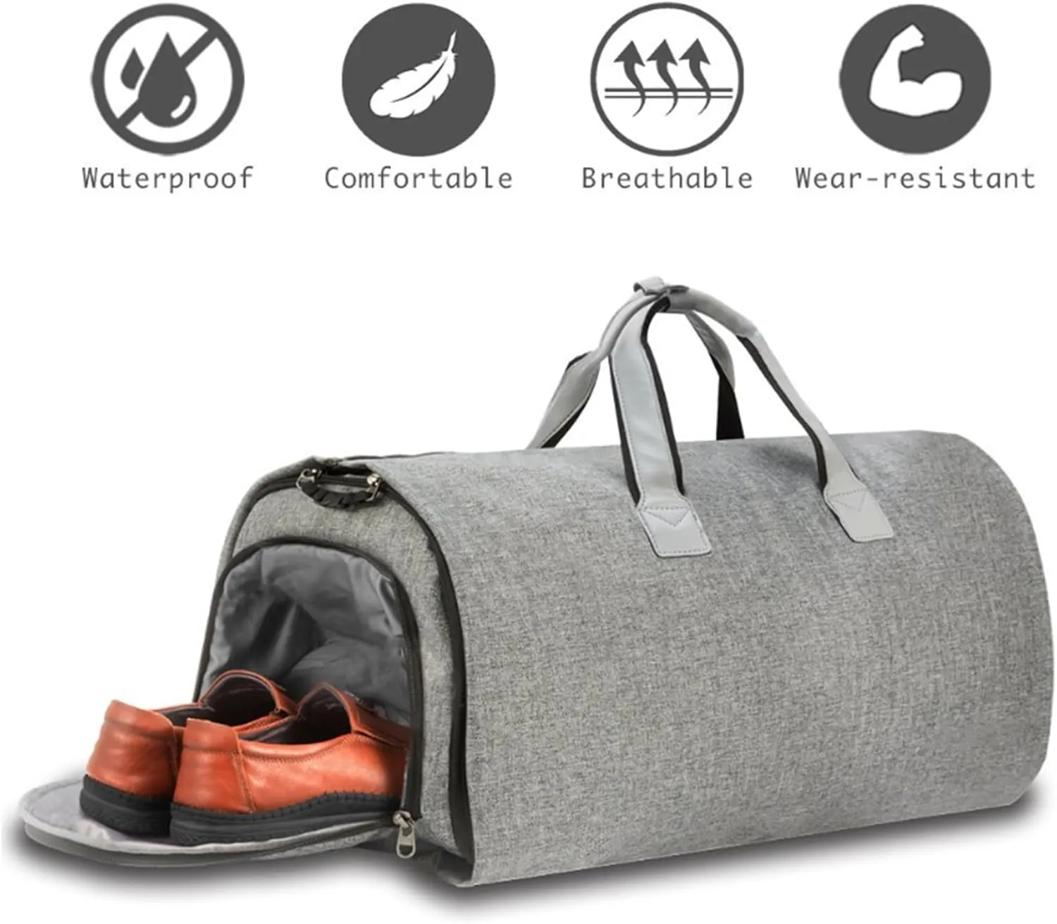 Convertible Suit Travel Bag Carry On Garment Duffel Bag For Men Women 2 In 1 Hanging Suitcase Suit Business Travel Bags hanging garment duffel bag (Color : A, Size : 22 * 11 * 12in)