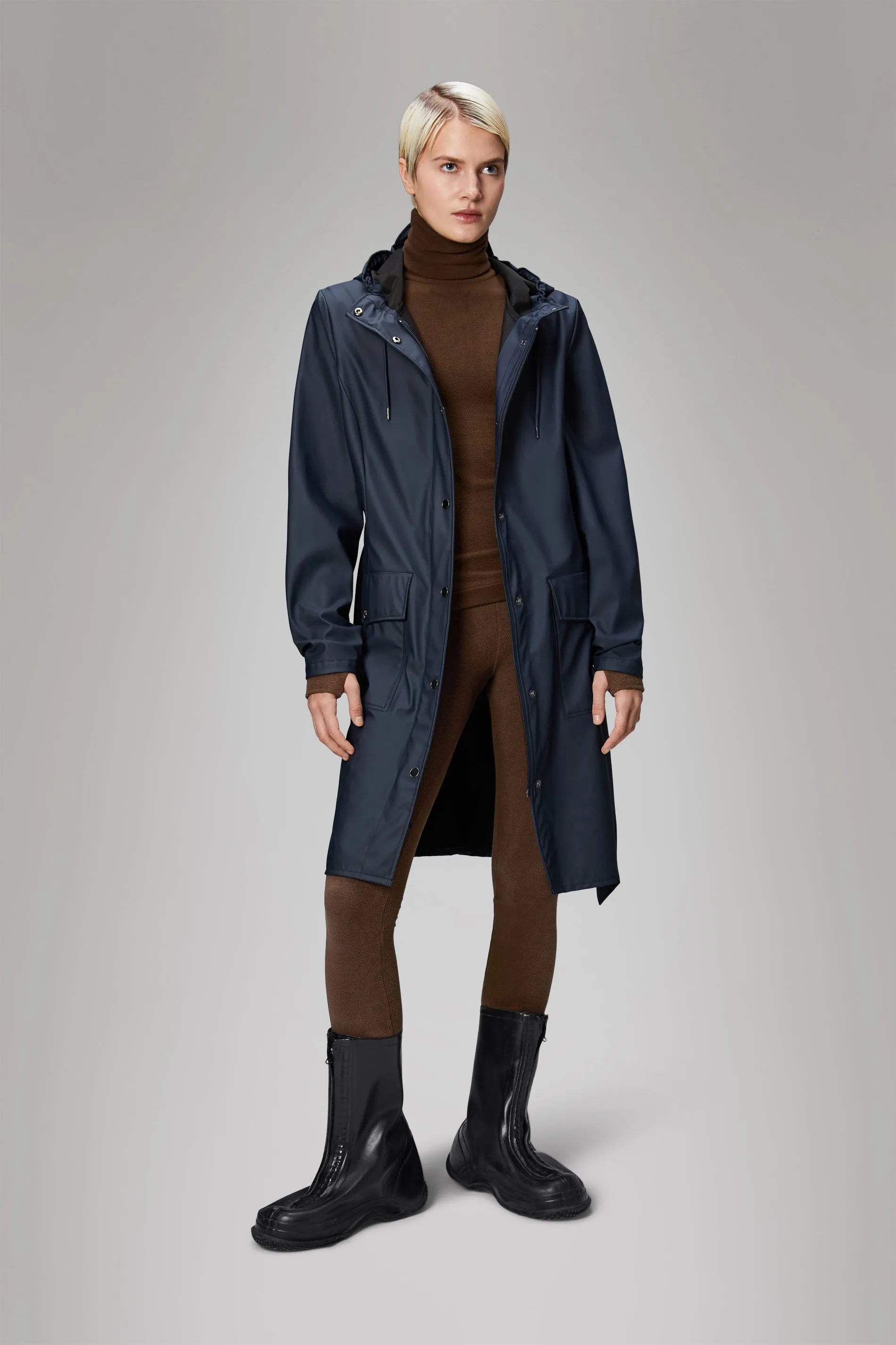 Curve W Jacket - Navy