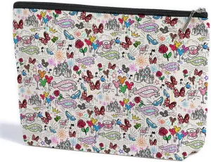 Cute Mouse Cartoon Themed Magic Makeup Bag - Graduation, Nurse, Mother's Day, Birthday Gift for Women, Movie Lovers, Girls, Best Friend, Niece - Animal Lovers Cosmetic Bag