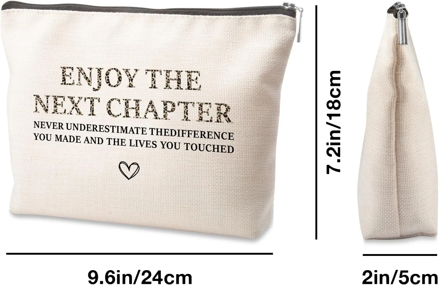Farewell Makeup Bag for Coworkers - Going Away Gifts for Leader, Mom, Grandma & More