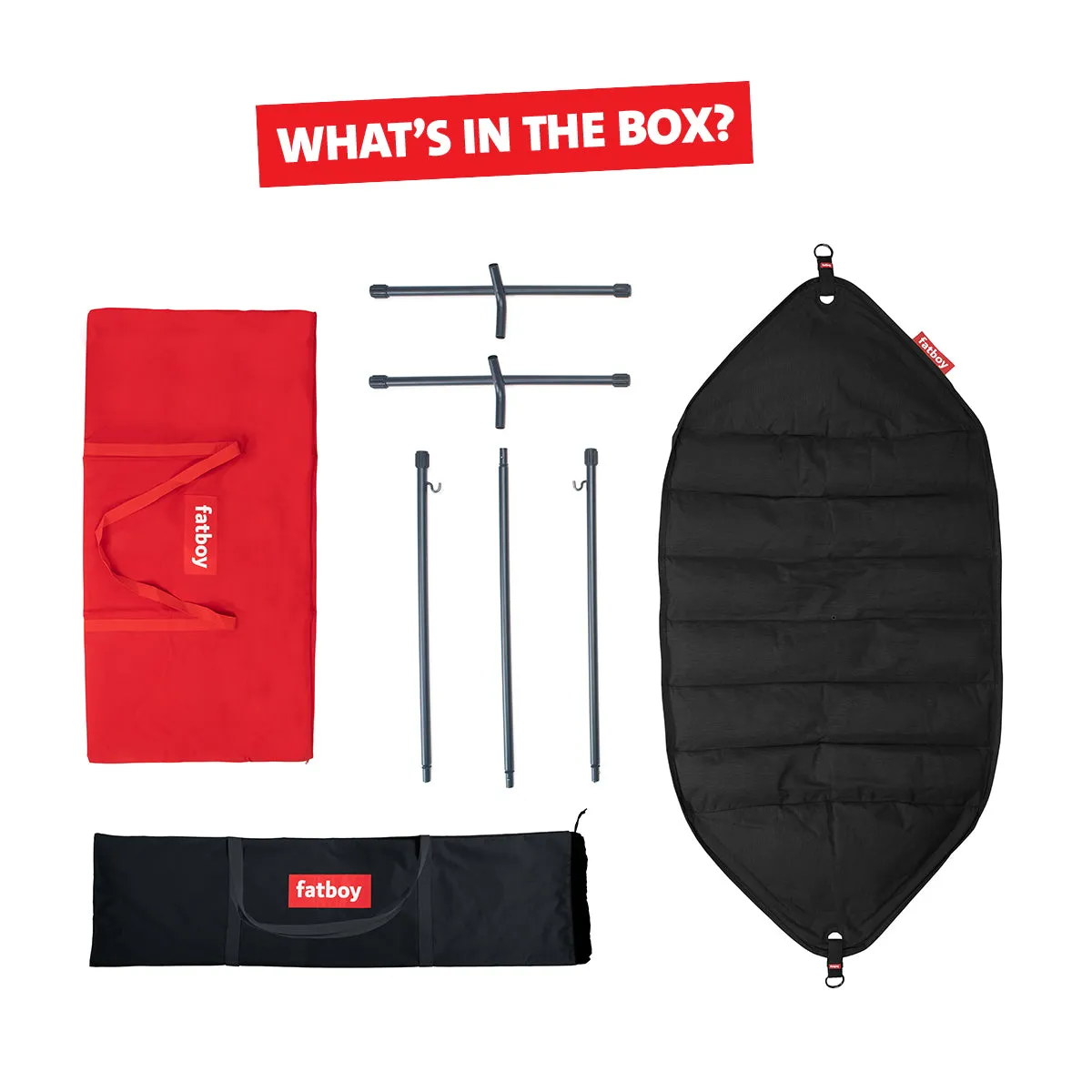 Fatboy Hammock Superb (Anthracite) - Showroom sample