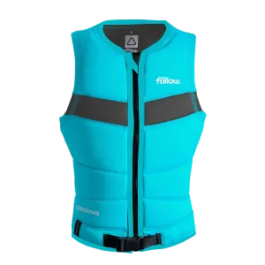Follow Wake Womens Origin Impact Vest Aqua