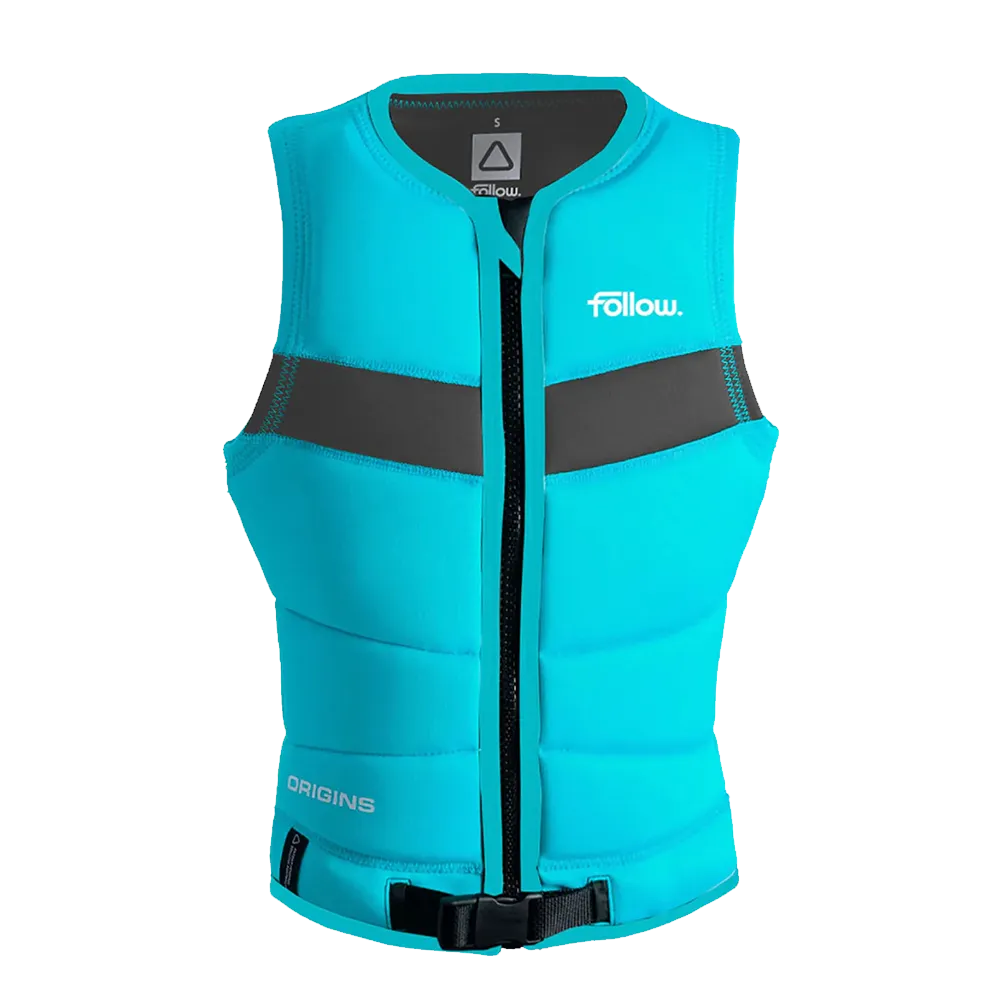 Follow Wake Womens Origin Impact Vest Aqua