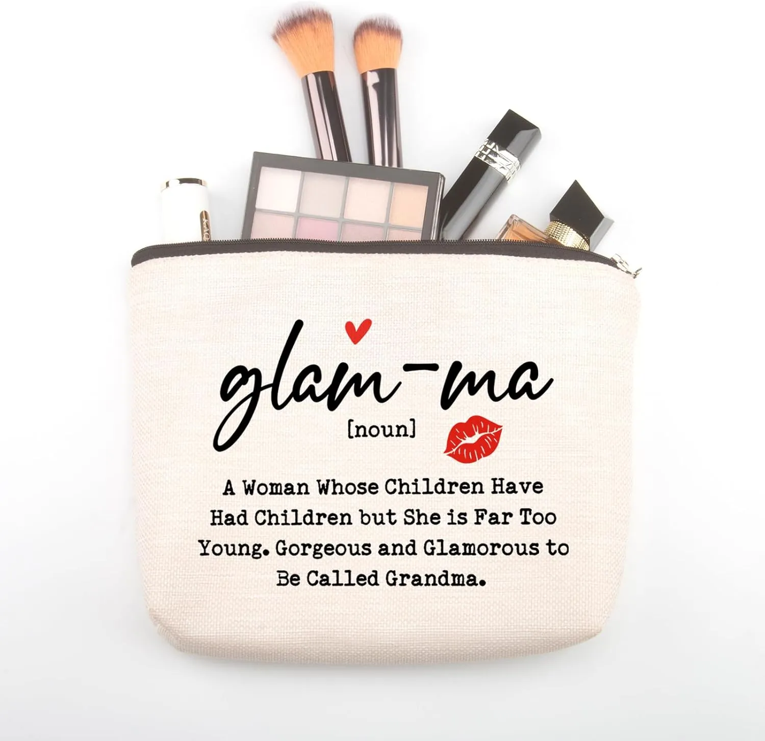 Gifts for Grandma & Nana - Makeup Bag & Travel Pouch for Mother's Day, Birthday & Christmas