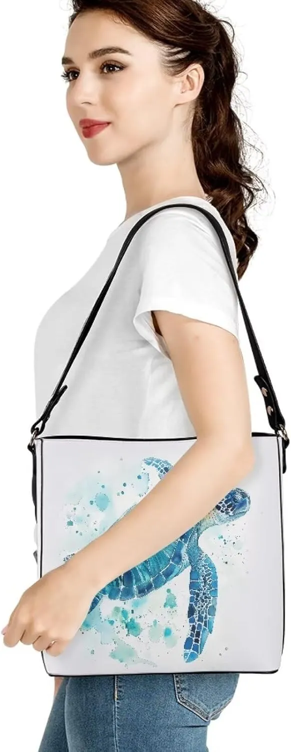 Giraffe Tote Bags PU Leather Purses Handbags for Women Top Handle Ladies Shoulder Satchel Bags