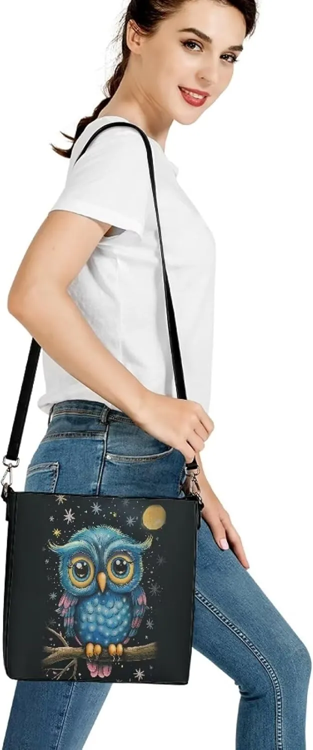 Giraffe Tote Bags PU Leather Purses Handbags for Women Top Handle Ladies Shoulder Satchel Bags