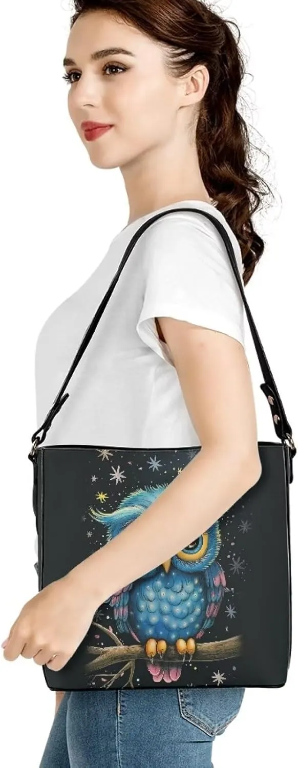 Giraffe Tote Bags PU Leather Purses Handbags for Women Top Handle Ladies Shoulder Satchel Bags