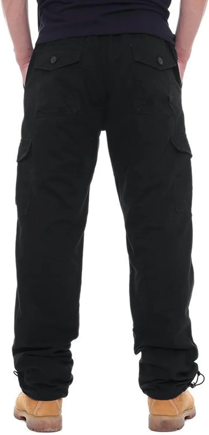 GOFULY Cargo Pants for Men Ripstop Stretch Baggy Sweatpants with Pockets Slim Fit Pants Big and Tall Pants Workout Joggers
