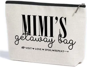 Grandma Gifts Mimi Gifts Makeup Bag Gifts for Grandma Travel Toiletry Bag Cosmetic Bag Mothers Day Christmas Retirement Grandmothers Day Gifts Grandma Birthday Gifts for Women Grandmother Granny Mimi