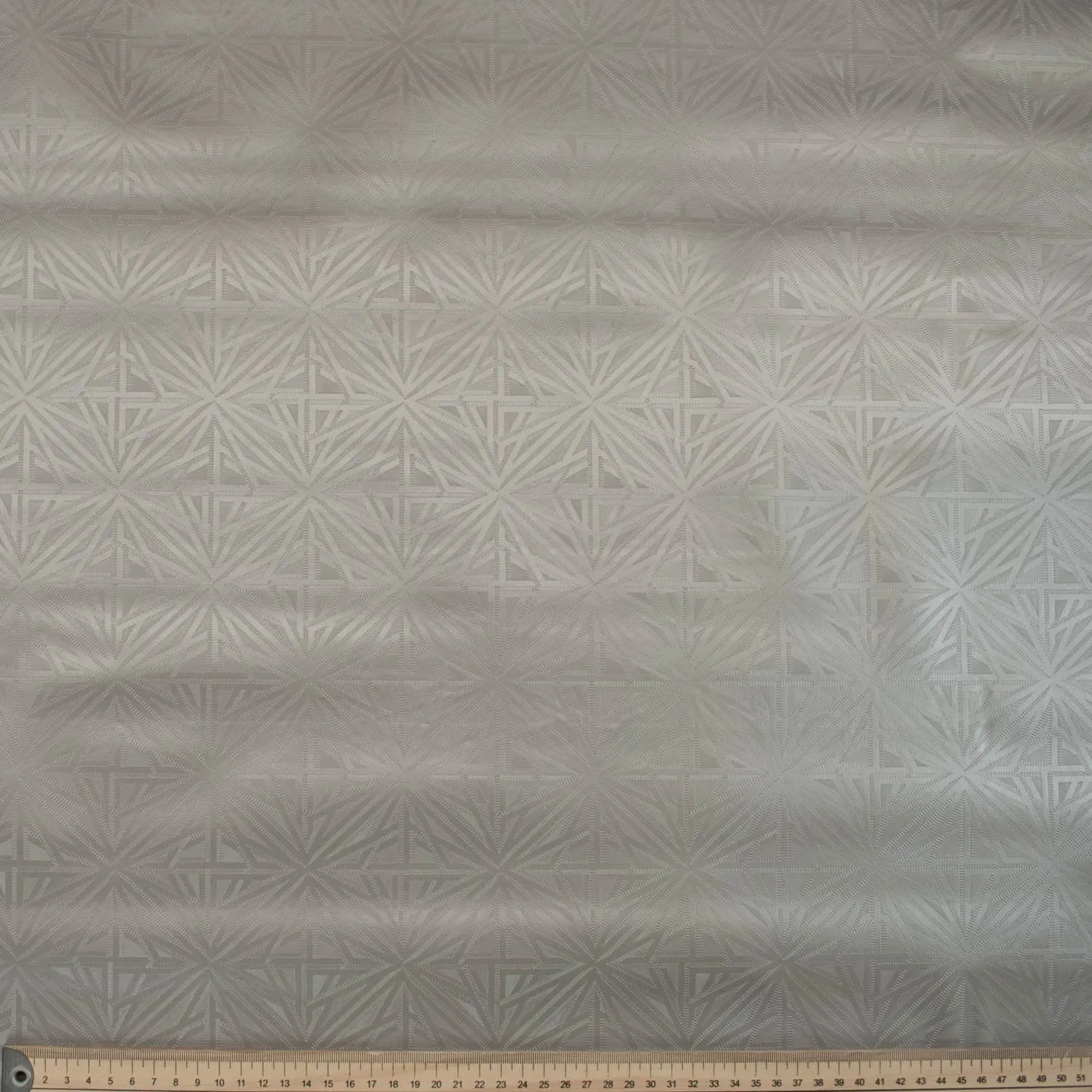 Grey Diamond Plastic Tablecloth Fabric
