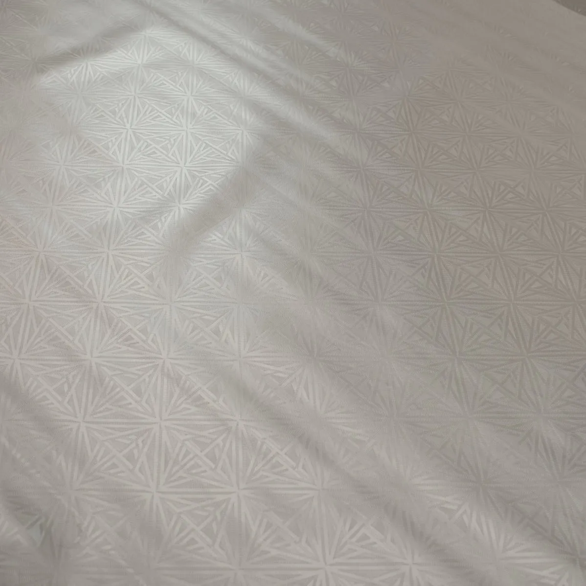 Grey Diamond Plastic Tablecloth Fabric