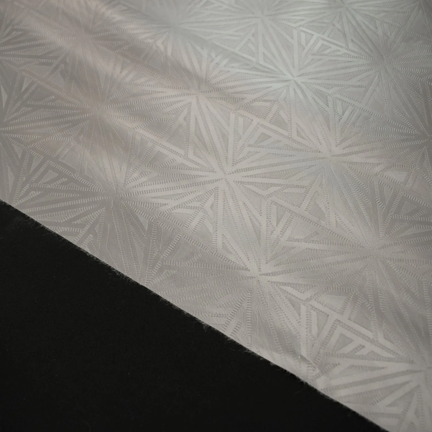 Grey Diamond Plastic Tablecloth Fabric