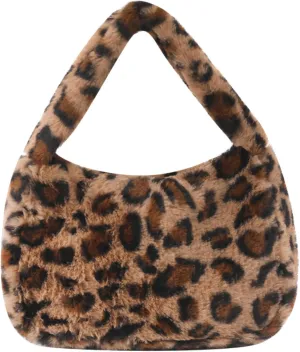 Leopard Print Small Purses Shoulder Bag Y2k Purse Trendy Purses for Women 2025 Shoulder Purse Cute Bags
