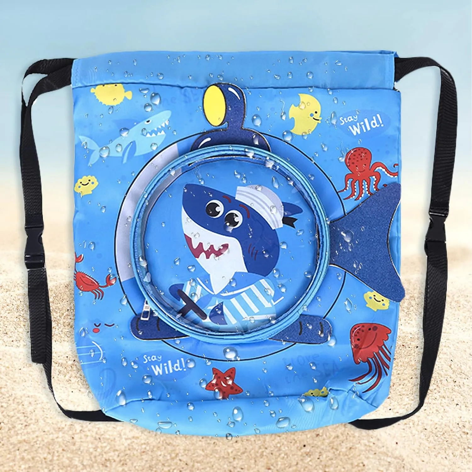 Lightweight Drawstring Gym Bag Swim Bags Yogo Backpack Waterproof Draw String Sackpack Beach Backpacks Sport Knapsack for Women Men Camping Hiking Shopping Swimming Dance Travel