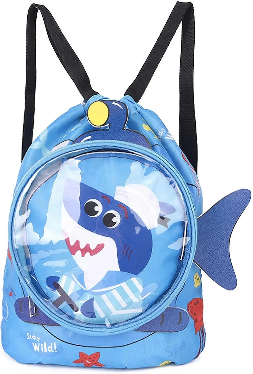 Lightweight Drawstring Gym Bag Swim Bags Yogo Backpack Waterproof Draw String Sackpack Beach Backpacks Sport Knapsack for Women Men Camping Hiking Shopping Swimming Dance Travel