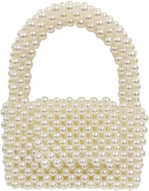 Luxury Pearl Bag Chain Bag Purse Bags, Artificial Pearl Clutch Crossbody Handmade Bags Evening Bags for Party Wedding Bridal Party Travel Prom 44