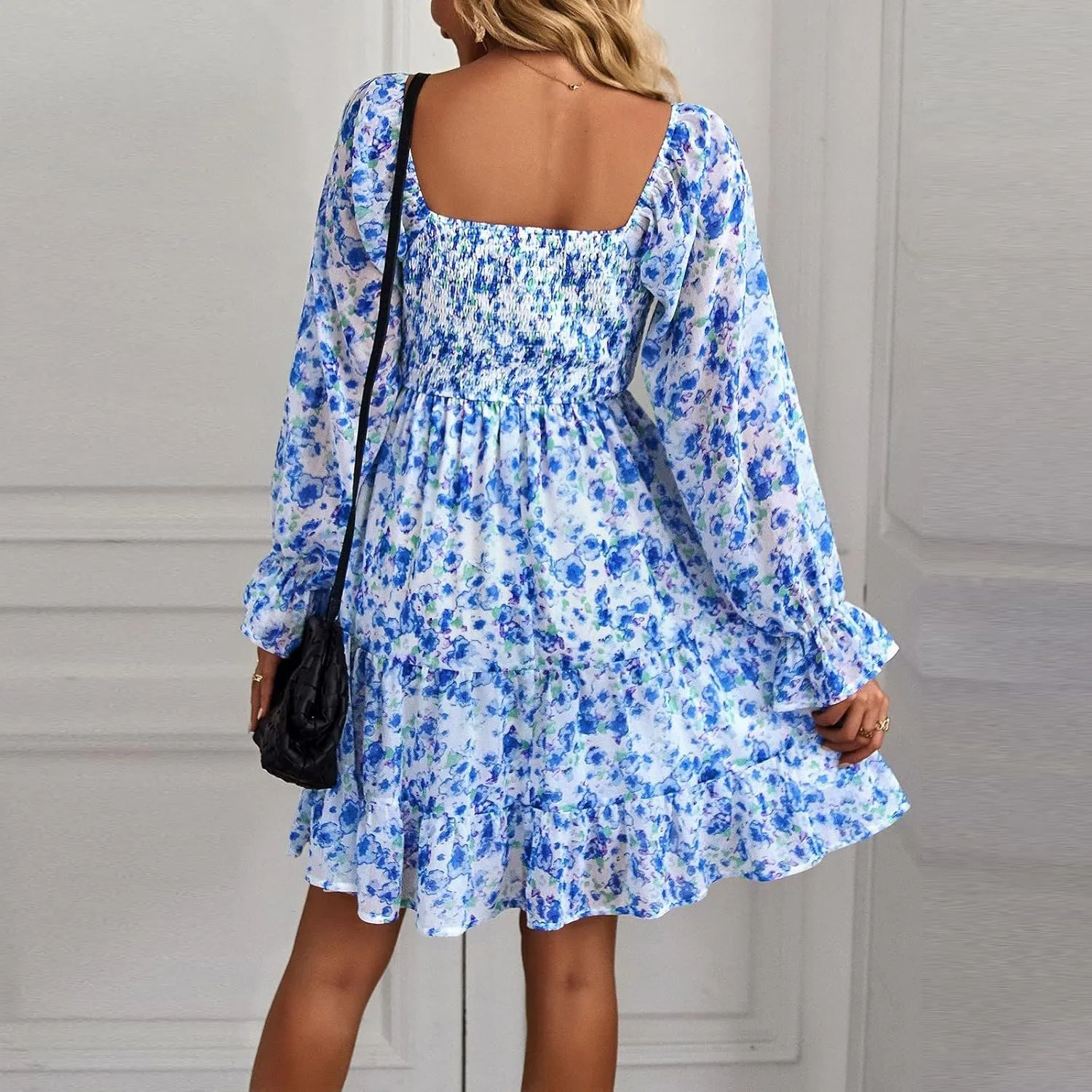 Maternity Dress, Women's Ditsy Floral Off Shoulder Mini Dress A Line Boho Summer Dresses