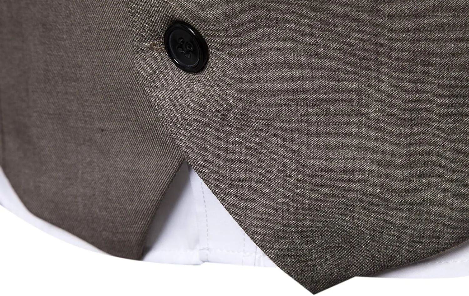 Men Formal Vest Suit For Vests 5 Buttons Regular Fit Wedding Dress Waistcoat For Suit Or Tuxedo