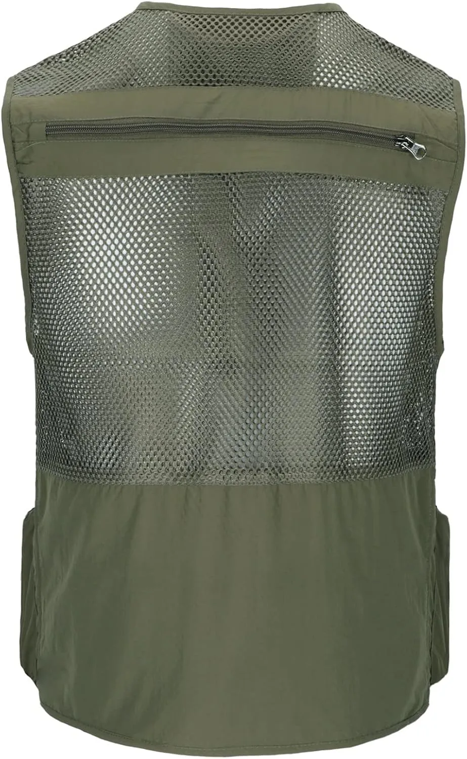 Men's Fishing Vest with Multi Pockets Summer Outdoor Mesh Vest Photography Travel Hiking Waistcoat Jacket