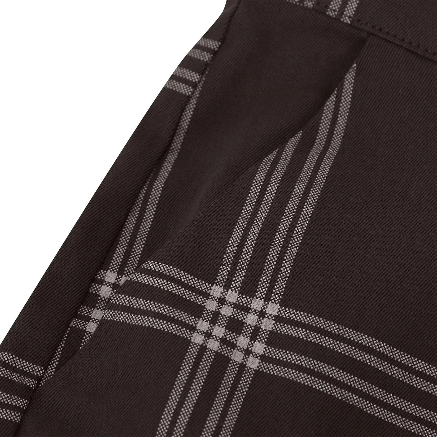 Mens Plaid Pants Skinny Dress Pants Stretch Slim Fit Business Casual Dress Chinos Pants for Men