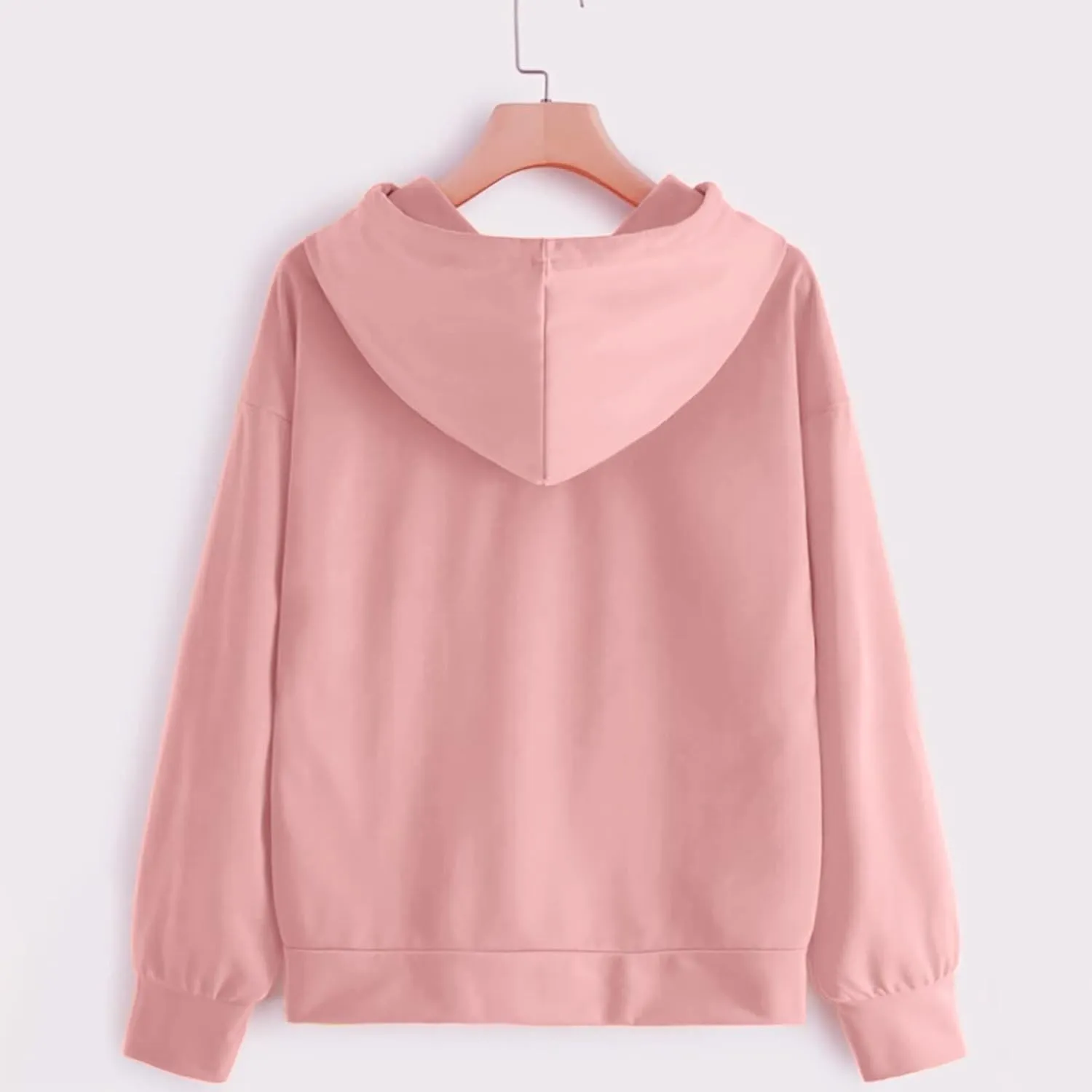 Mzkdieey Women's Heartbeat Hoodie Cute ECG Print Long Sleeve Drawstring Hooded Sweatshirt Teen Girls Y2k Crop Pullover Tops