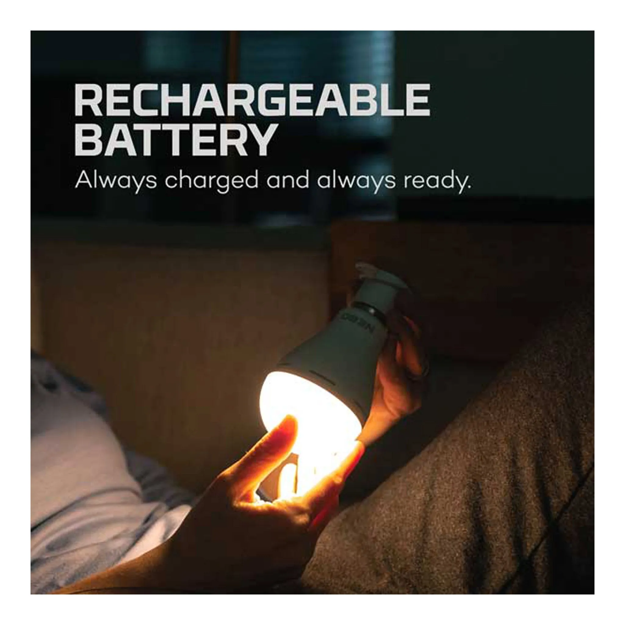 NEBO NEB-ARE-0003 Blackout Backup Emergency Bulb - Rechargeable