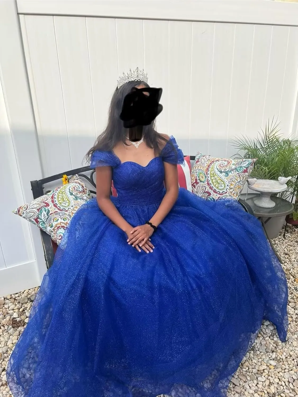 Off The Shoulder Prom Dress 2025 Glitter Tulle Ball Gown A Line Long Formal Evening Dresses
