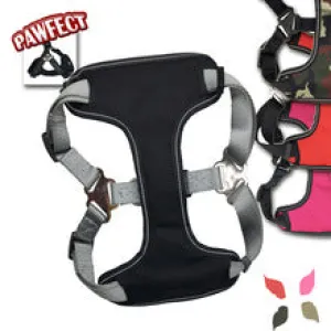 PAWFECT Padded reflective dog harness vest Pet Dog Step in Harness Adjustable No Pulling pet Harnesses for Small Medium dog