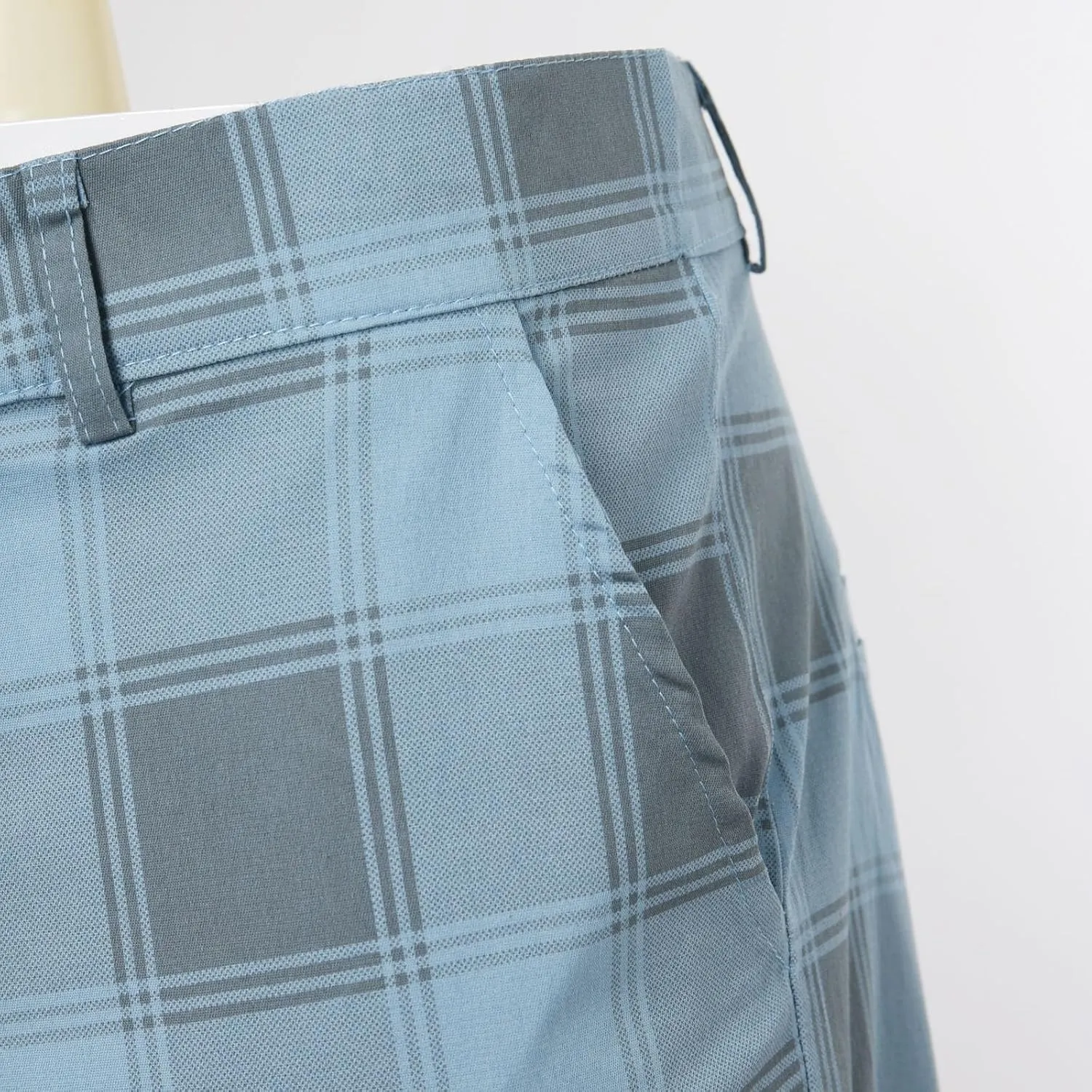 Plaid Suit Pants for Men Slim Fit Tapered Flat Front Dress Pants Business Casual Fashion Golf Pencil Chinos Pants