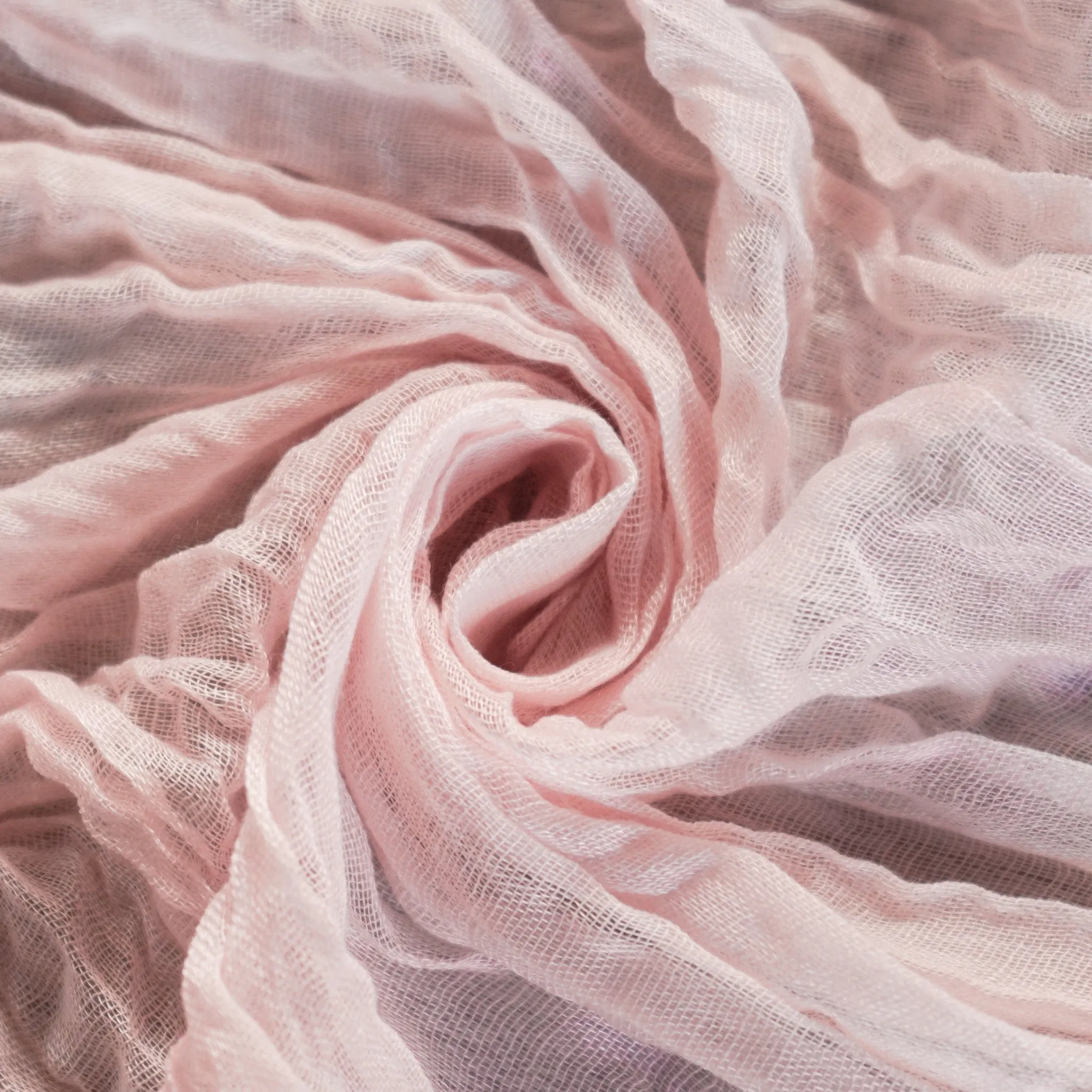 Premium Cheesecloth Table Runner 16FT x 25" - Blush/Rose Gold