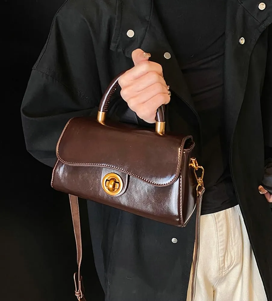Retro Womens Shoulder Bag Crossbody Bag For Women Trendy Underarm Handbag Casual Satchel Purse Clutch Purse Work Travel