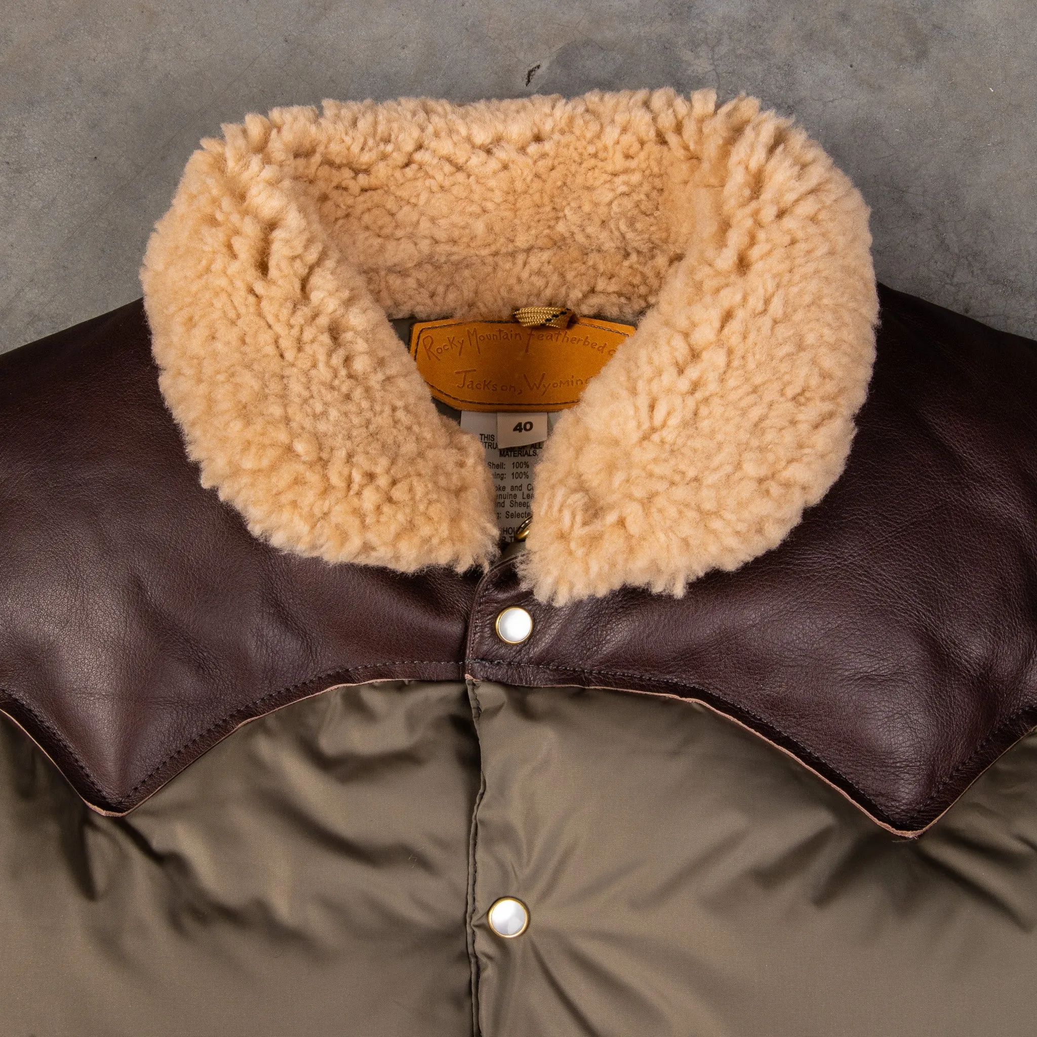Rocky Mountain Featherbed Exclusive Christy Vest Olive